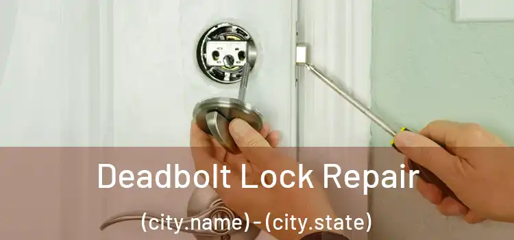  Deadbolt Lock Repair (city.name) - (city.state)